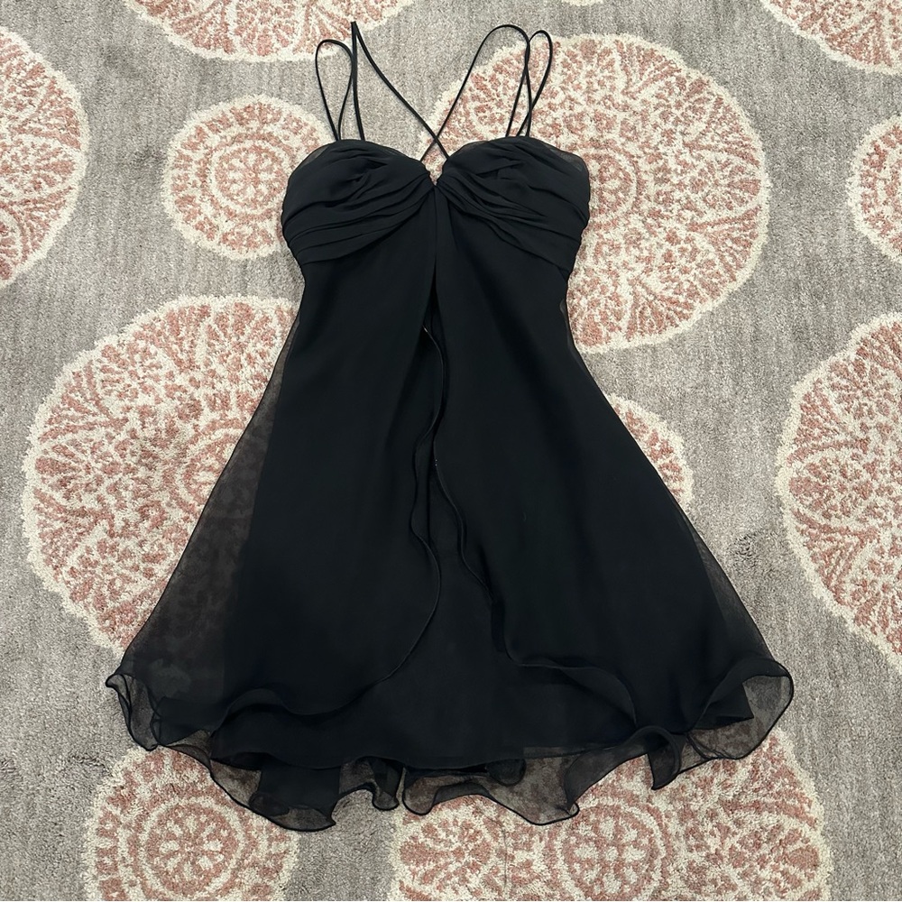 Elegant Black Mini Dress